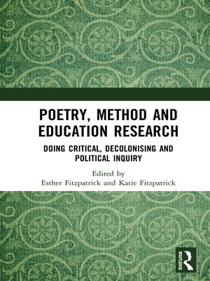 cover image of Poetry, Method and Education Research